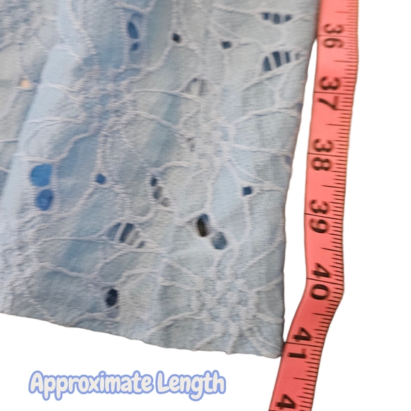 NewWOT Flying Tomato Strapless Midi Dress Cream, Blue & Green Stripes - Small - Picture 12 of 16